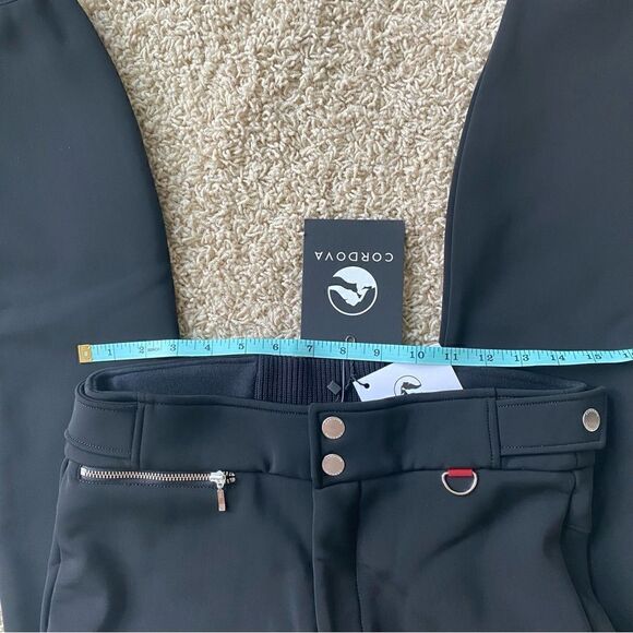 Cordova Val D’Isere soft-shell ski pants Black Waterproof Skinny Pants Large NWT - Picture 5 of 8